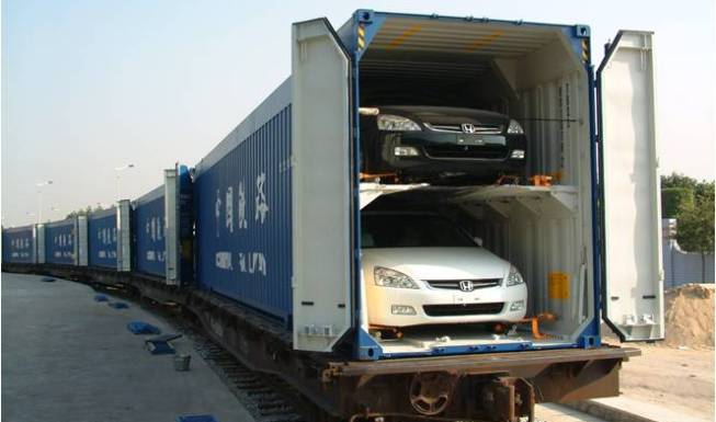 Перевозка автомобиля в контейнере